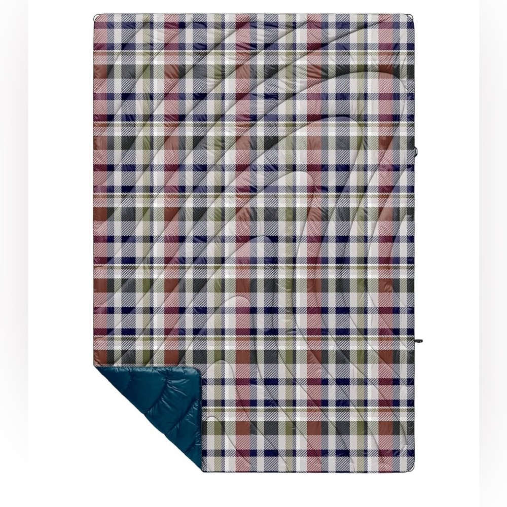 Rumpl Original Puffy Blanket in Sequoia Plaid (52” x 75”)